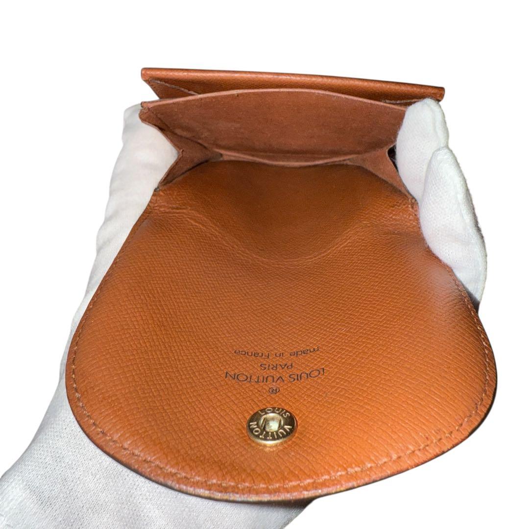 LOUIS VUITTON ポルトモネ グゼ モノグラム ケース ブラウン