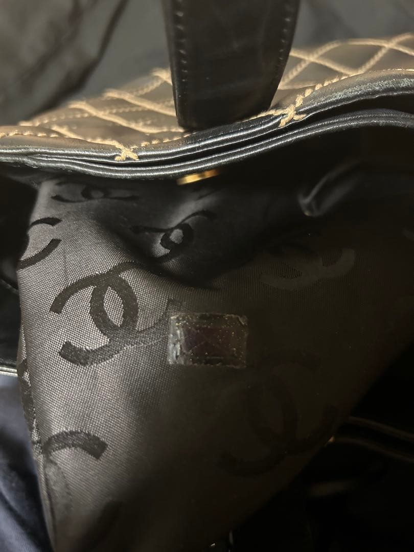 ⭐︎ピーチ姫⭐︎CHANEL ブラック キルティング トートバッグ