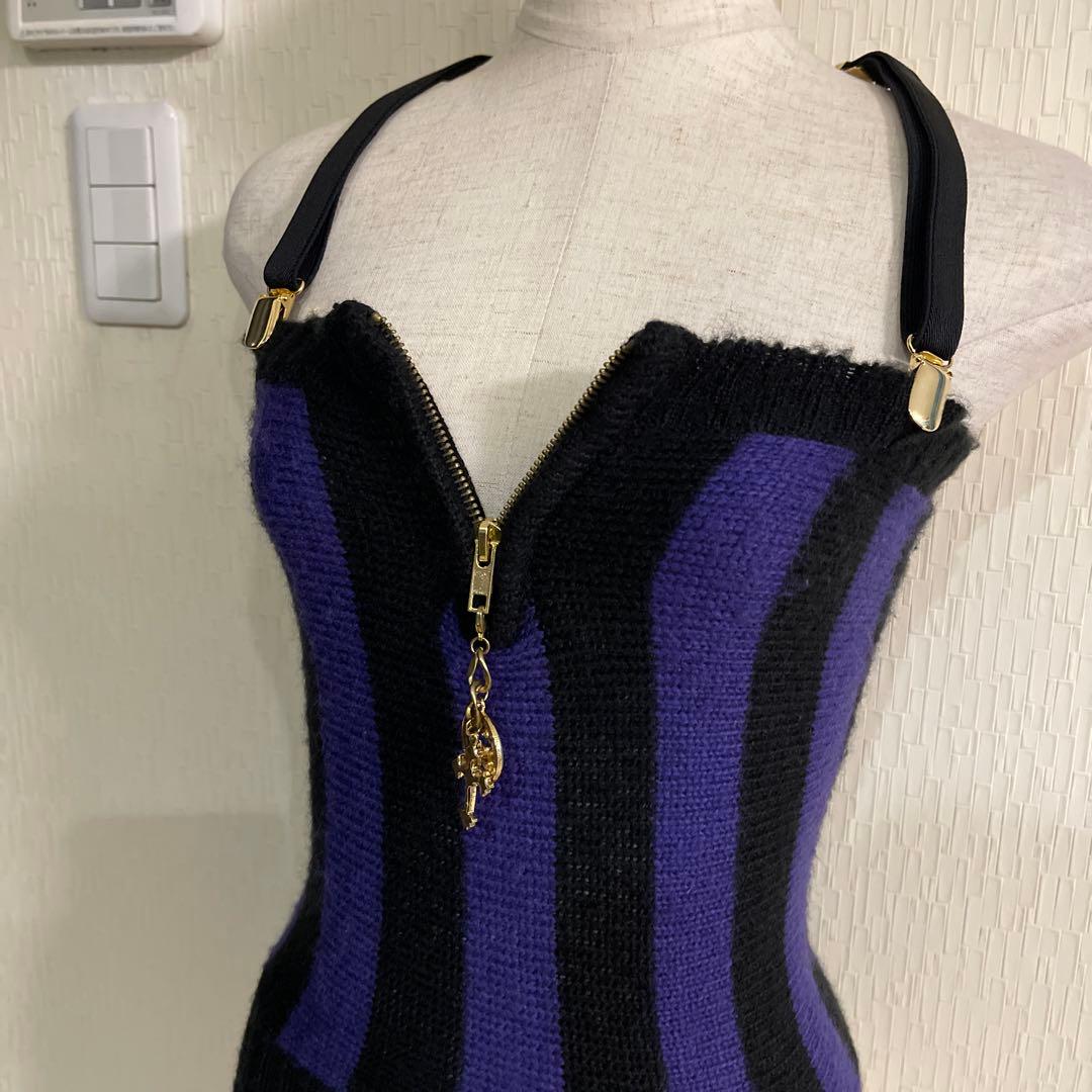 d.i.a/セクシーニットベアトップ★サスペンダー付/専用♡