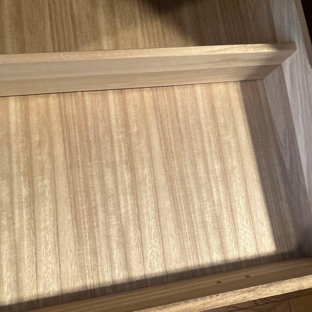 木製2段引き出し箪笥