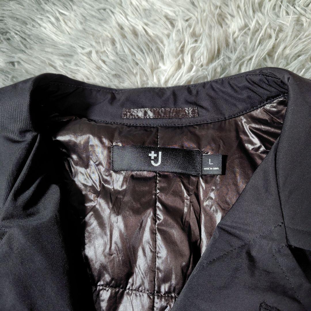 美品✨ユニクロ＋J　ジルサンダー　パデッドオーバーサイズステンカラーコート　L