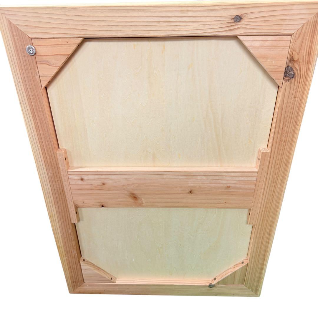 OLD ASHIBA（足場板古材） ミラーキャビネット 収納 鏡 ヴィンテージ