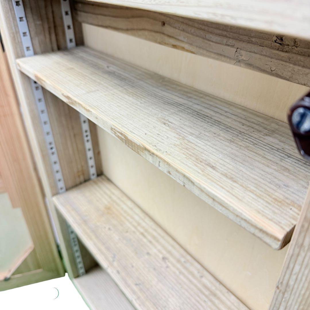 OLD ASHIBA（足場板古材） ミラーキャビネット 収納 鏡 ヴィンテージ