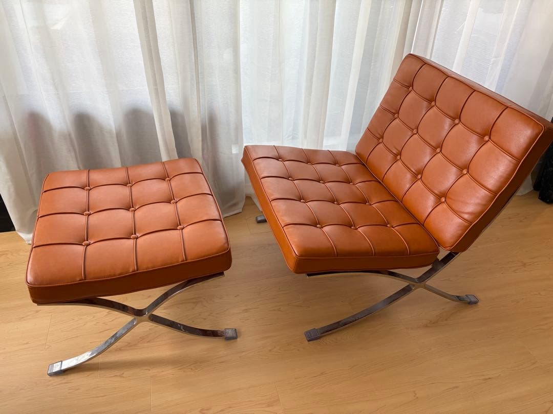 Z pearl バルセロナチェア オットマン リプロダクト