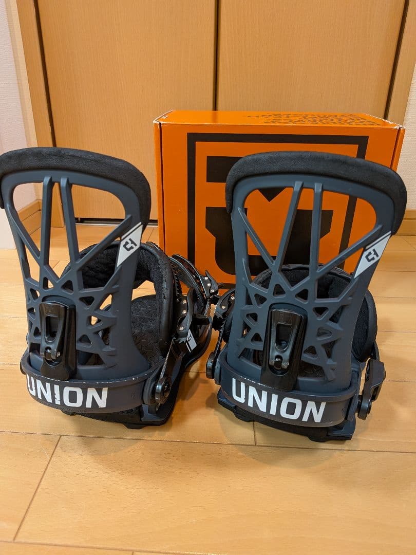 UNION スノーボード ビンディング グレー