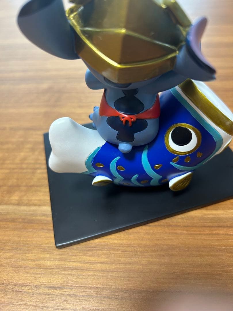 スティッチ　五月人形　兜&鯉のぼり　フィギュア レア