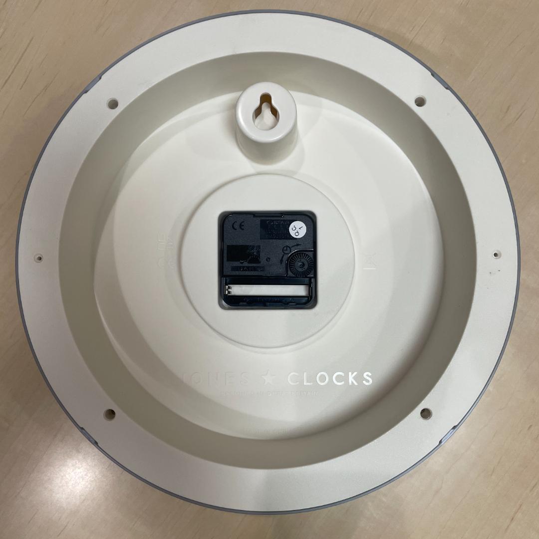 【新品同様】JONES CLOCKS プロペラ針 レトロデザイン 壁掛け時計