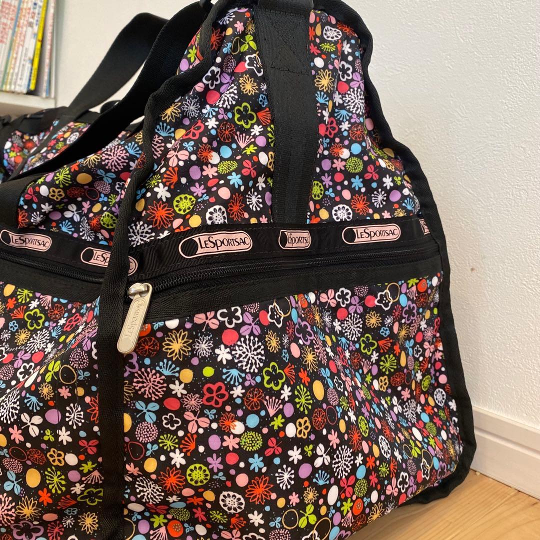 超美品‼️LeSportsac　レスポートサック　ボストンバッグ　花柄