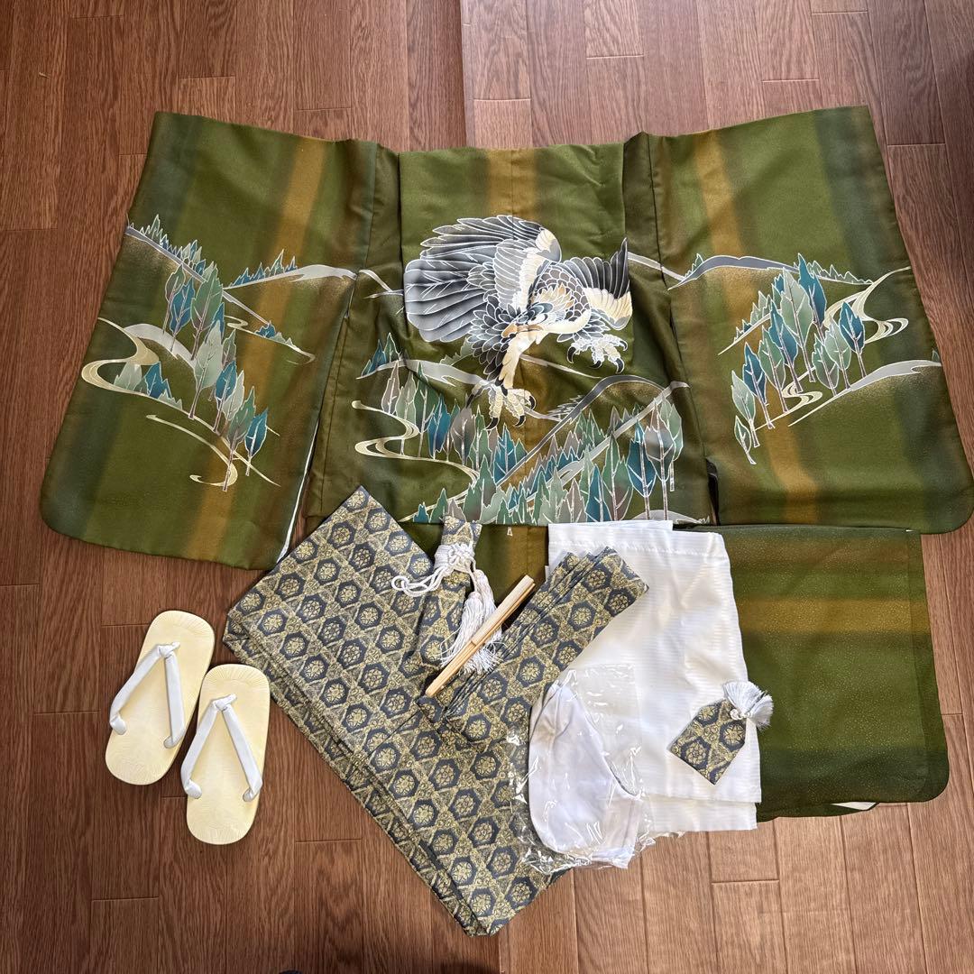 5歳 七五三 袴 一式 セット 下駄、足袋付き