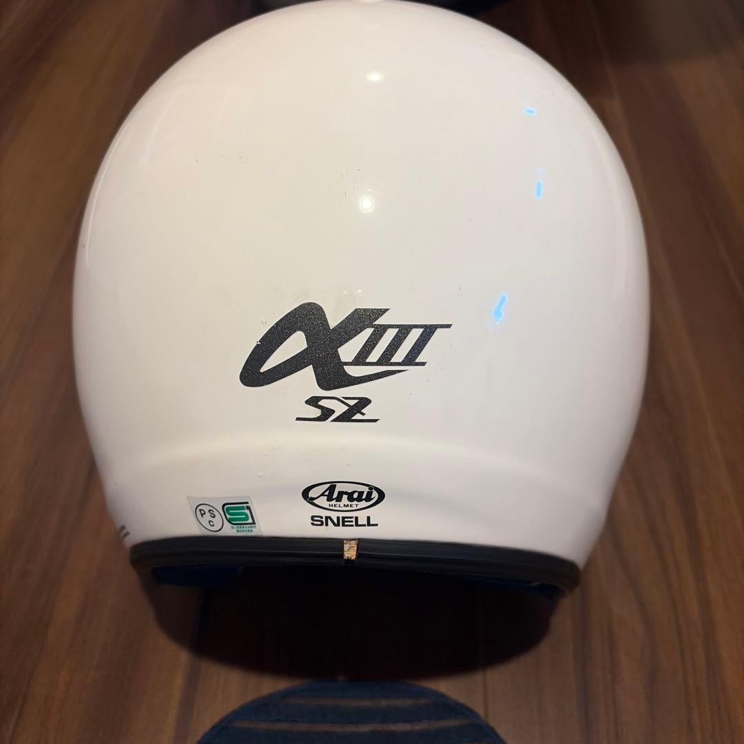 Arai SZ-α3 Lサイズホワイト ジェットヘルメット