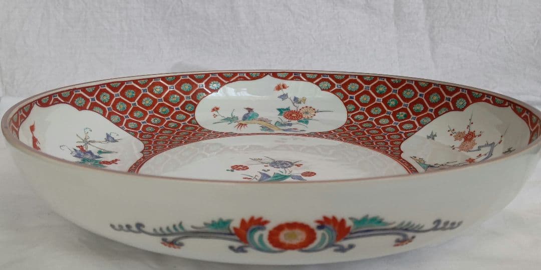 値下げ！人間国宝　十三代柿右衛門　酒井田柿右衛門　36.5　骨董品