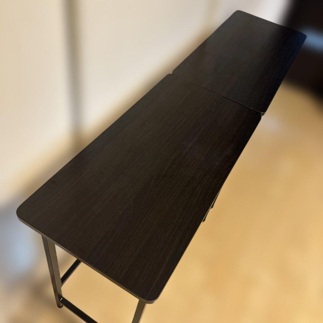 2点セット　パタパタデスク山善　収納テーブル　リモートワーク　ワークデスク