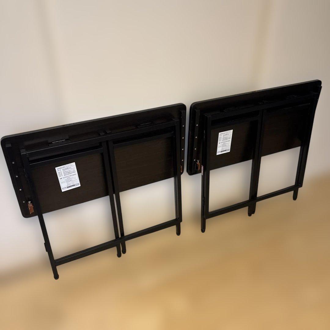 2点セット　パタパタデスク山善　収納テーブル　リモートワーク　ワークデスク