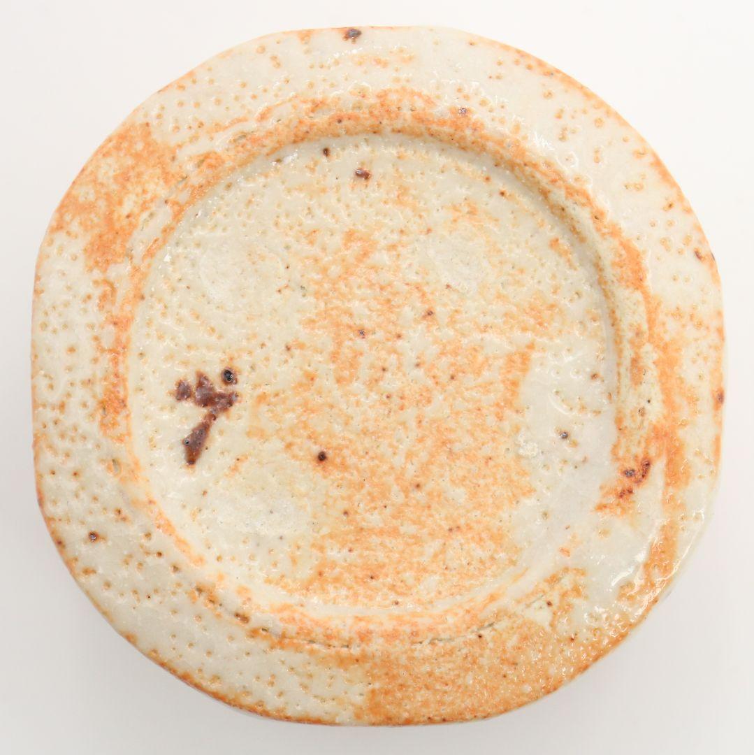 加藤光右衛門作 志野香合 裏千家十五代 鵬雲斎書付 茶道具 共箱　V548　R9