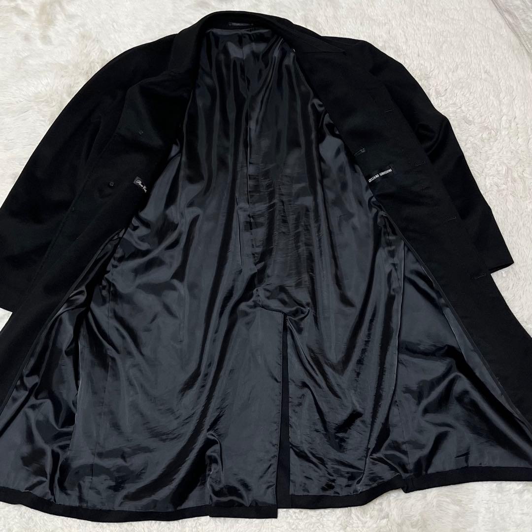 美品　メンズ　GIULIANO GROSSONIピュアカシミヤ　ロングコート