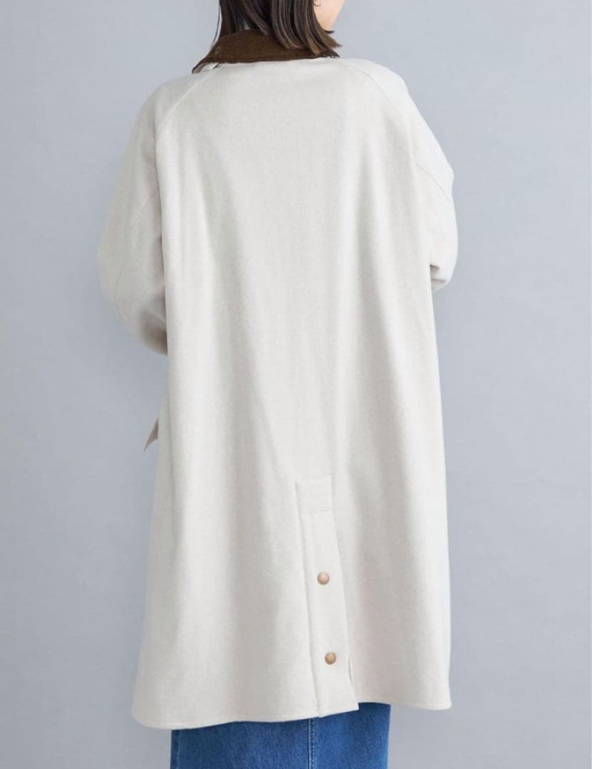 barbour SHIPS for women ロングコート ベージュ