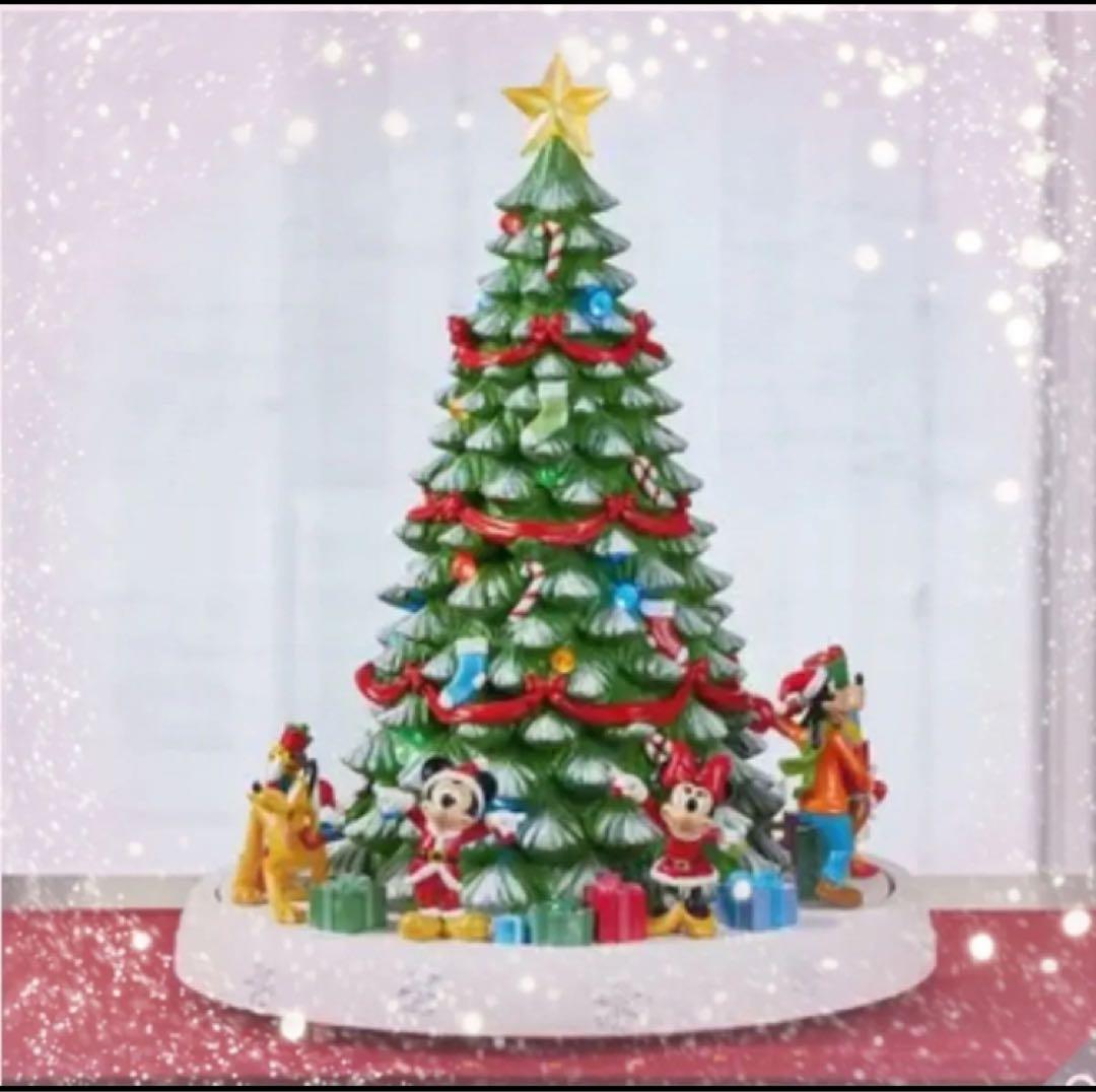 新品 クリスマスツリー ディズニー イルミネーション オルゴール⭐︎