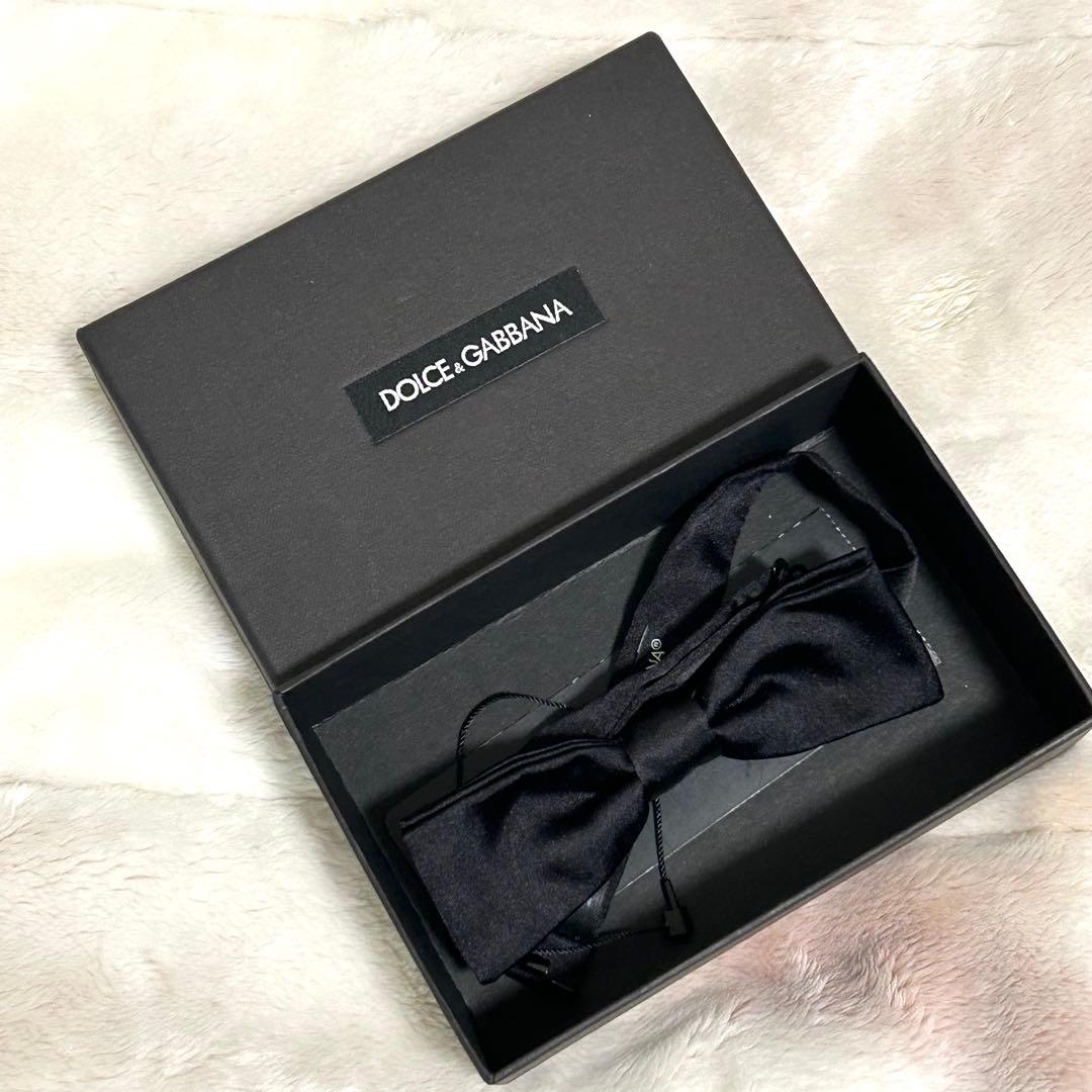 【新品タグ付き✨】箱付き！ DOLCE&GABBANA 蝶ネクタイ ブラック