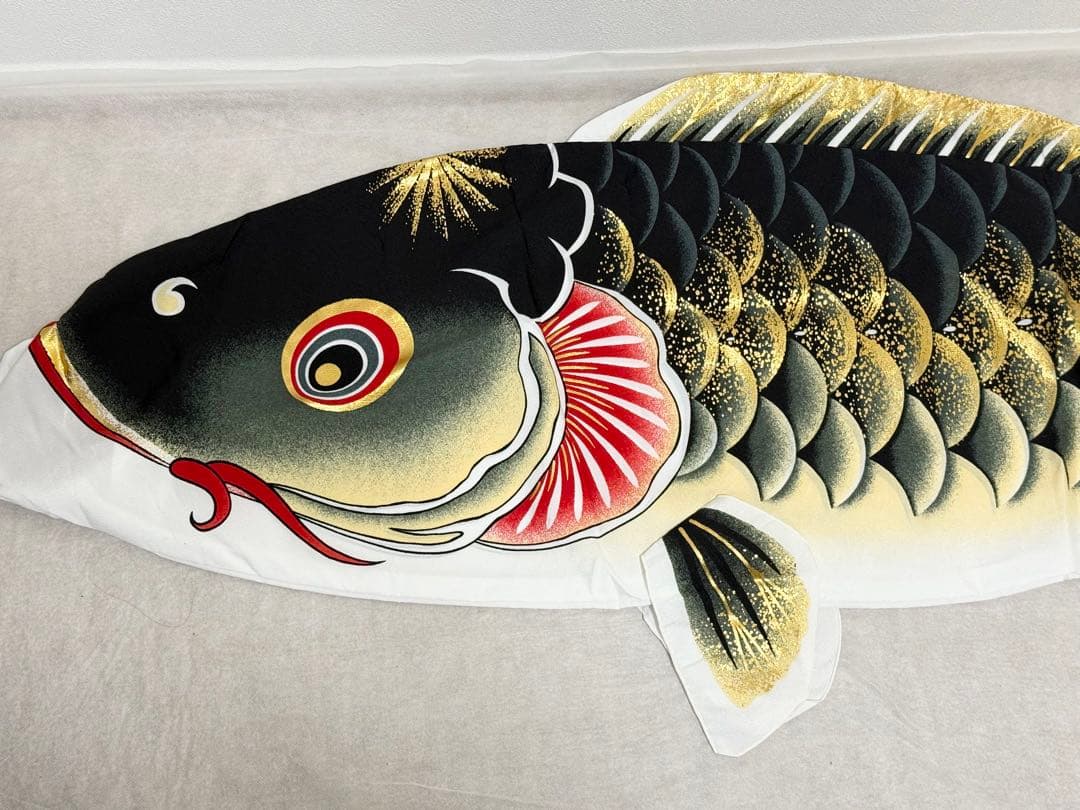 東洋紡 錦鯉 鯉のぼり セット 子供の日 節句 家庭用 金箔 高級 激安