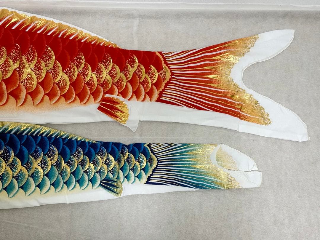 東洋紡 錦鯉 鯉のぼり セット 子供の日 節句 家庭用 金箔 高級 激安