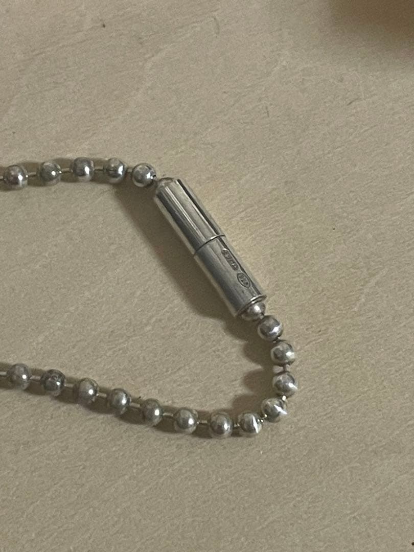 GUCCI グッチ ドッグタグ プレート ネックレス SV925 シルバー925