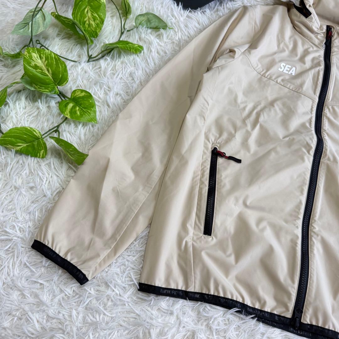 【ブリーフィングゴルフ】即完売品 コラボ ウィンダンシー ベージュM メンズ