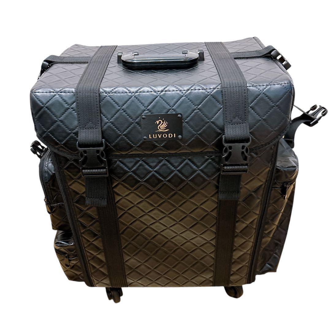 【美品】プロ仕様　LUVODI メイクボックスキャリー　大容量 3WAY