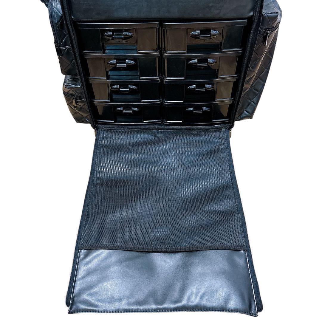 【美品】プロ仕様　LUVODI メイクボックスキャリー　大容量 3WAY
