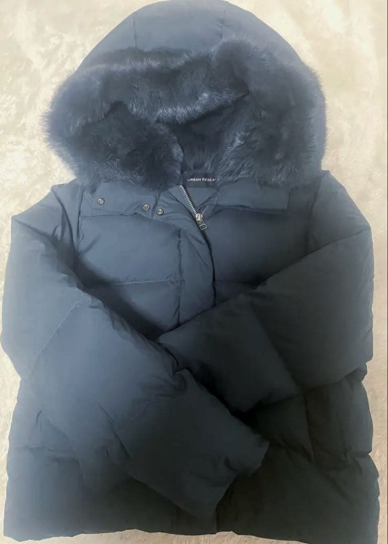 あつこ　　アーバンリサーチ　ラビットファーショート　ダウン