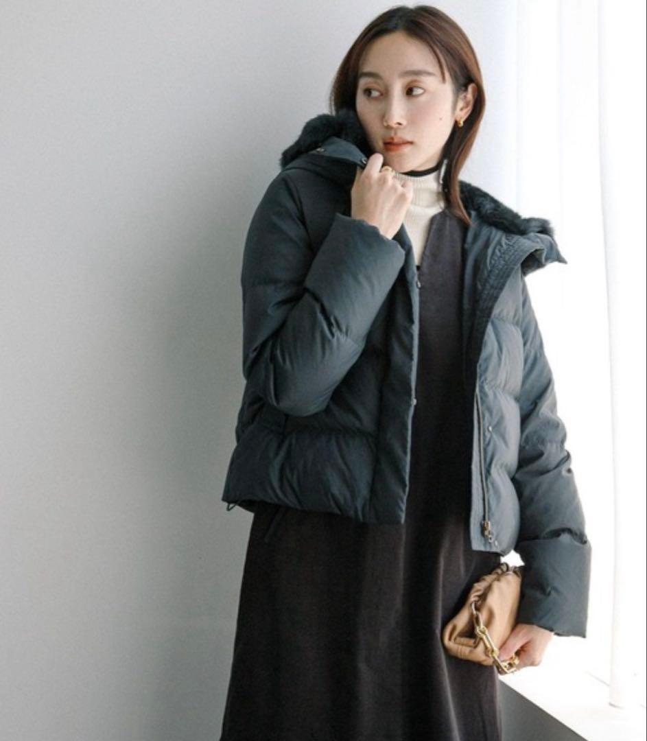 あつこ　　アーバンリサーチ　ラビットファーショート　ダウン