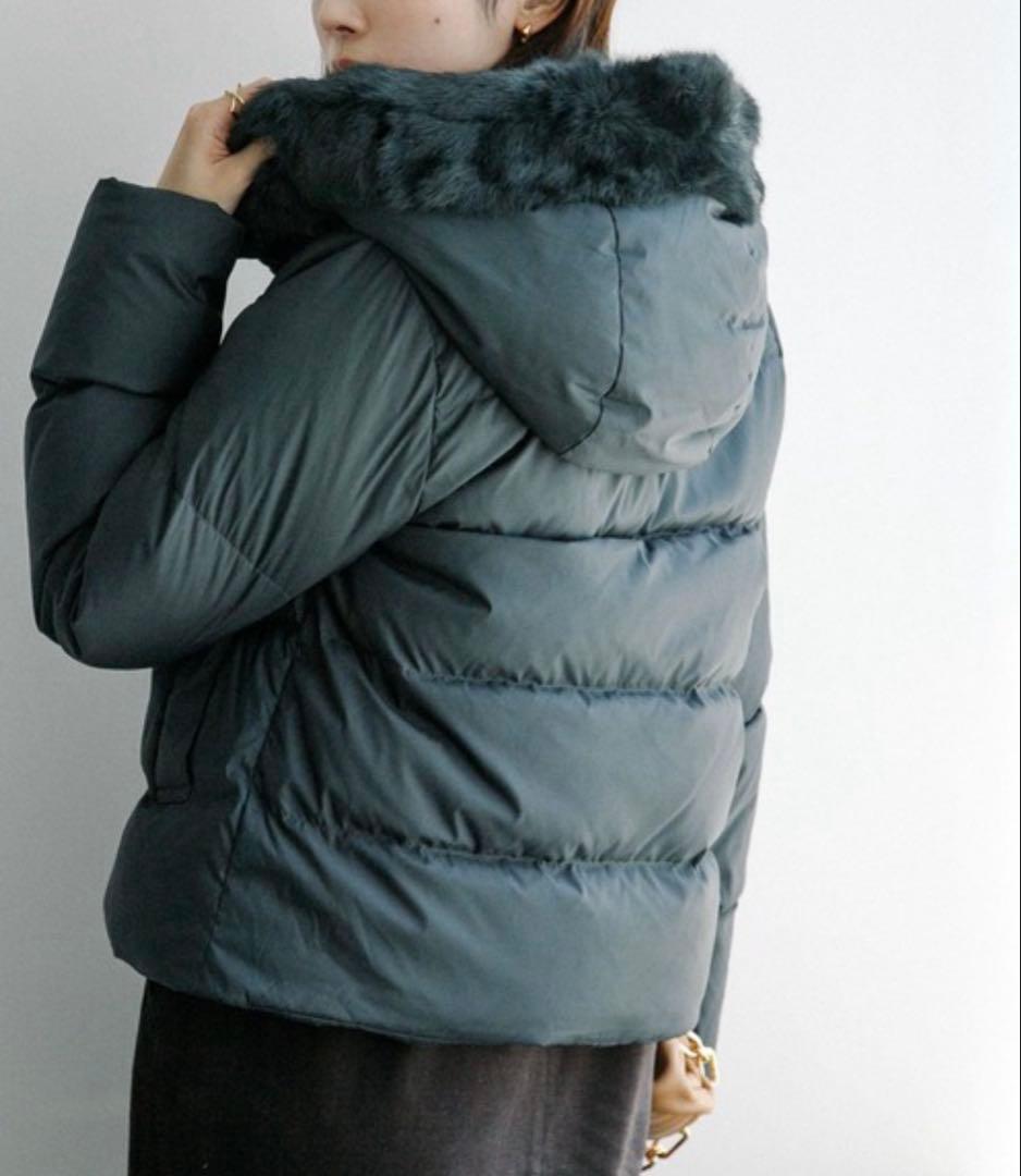 あつこ　　アーバンリサーチ　ラビットファーショート　ダウン