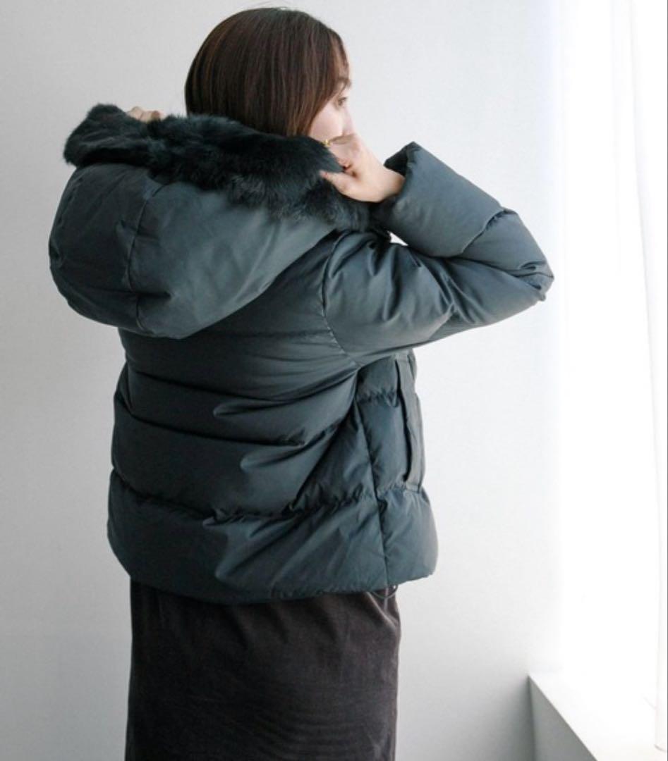 あつこ　　アーバンリサーチ　ラビットファーショート　ダウン