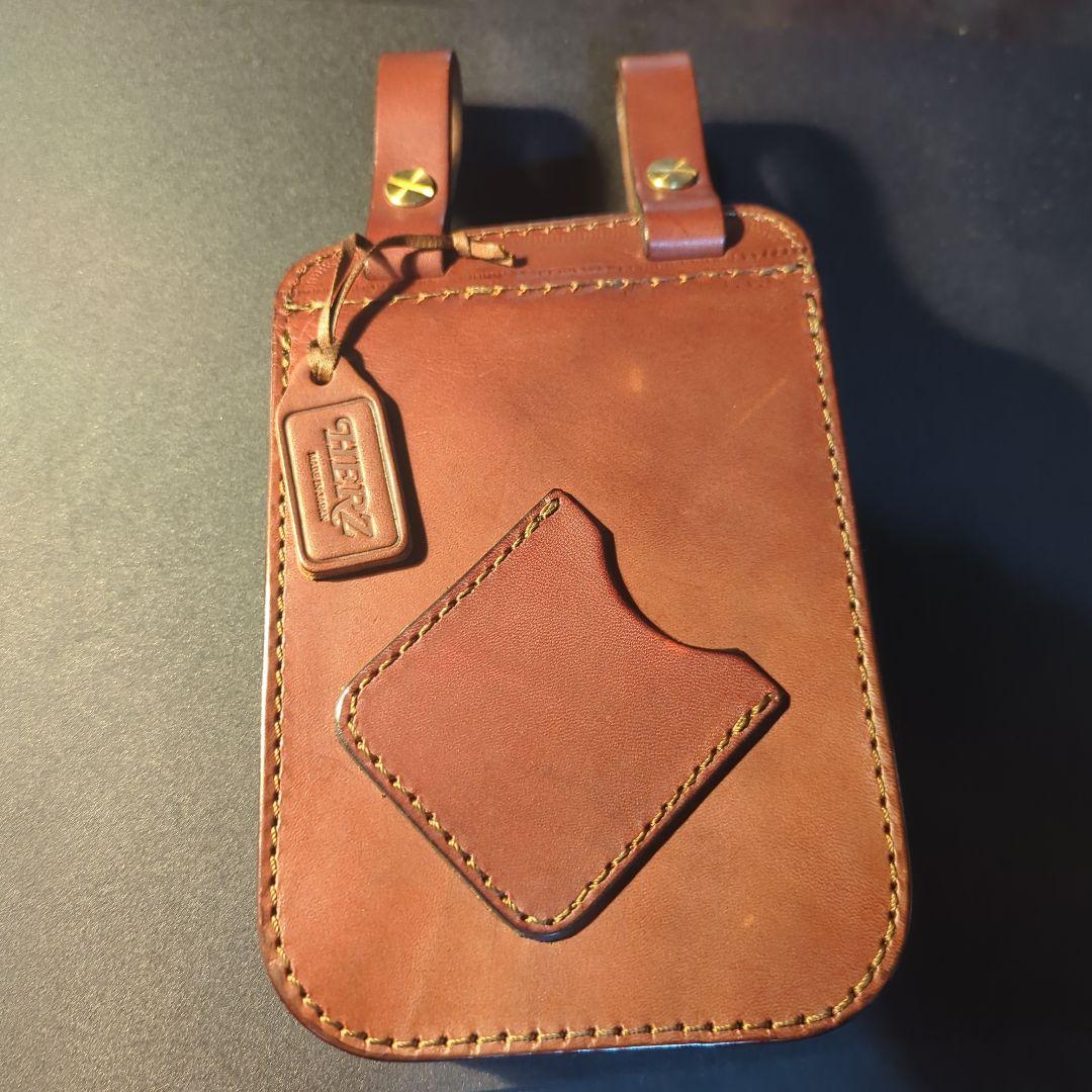 ①未使用品　 HERZ ヘルツ　ベルトポーチ　Lサイズ