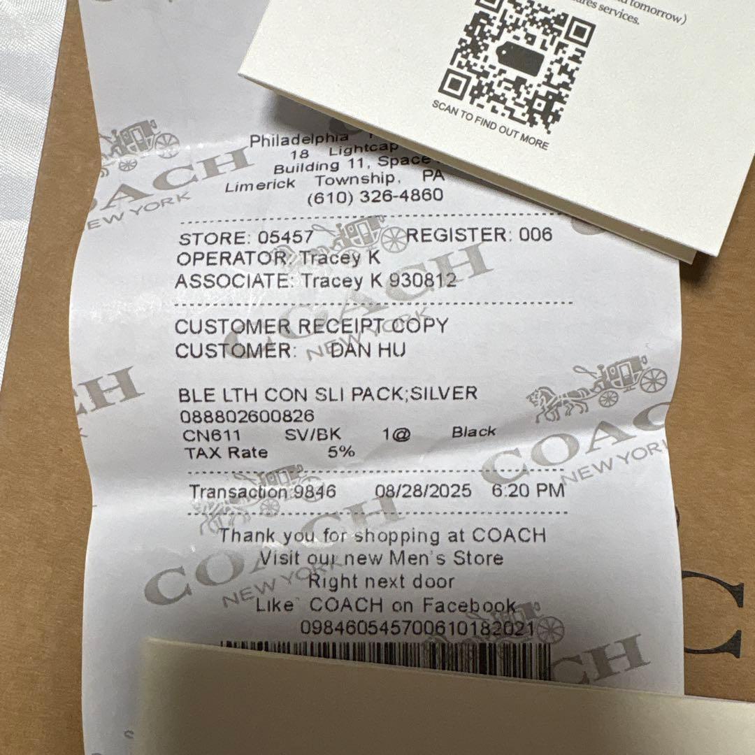 COACH 星柄 スンミン 2つ折り財布