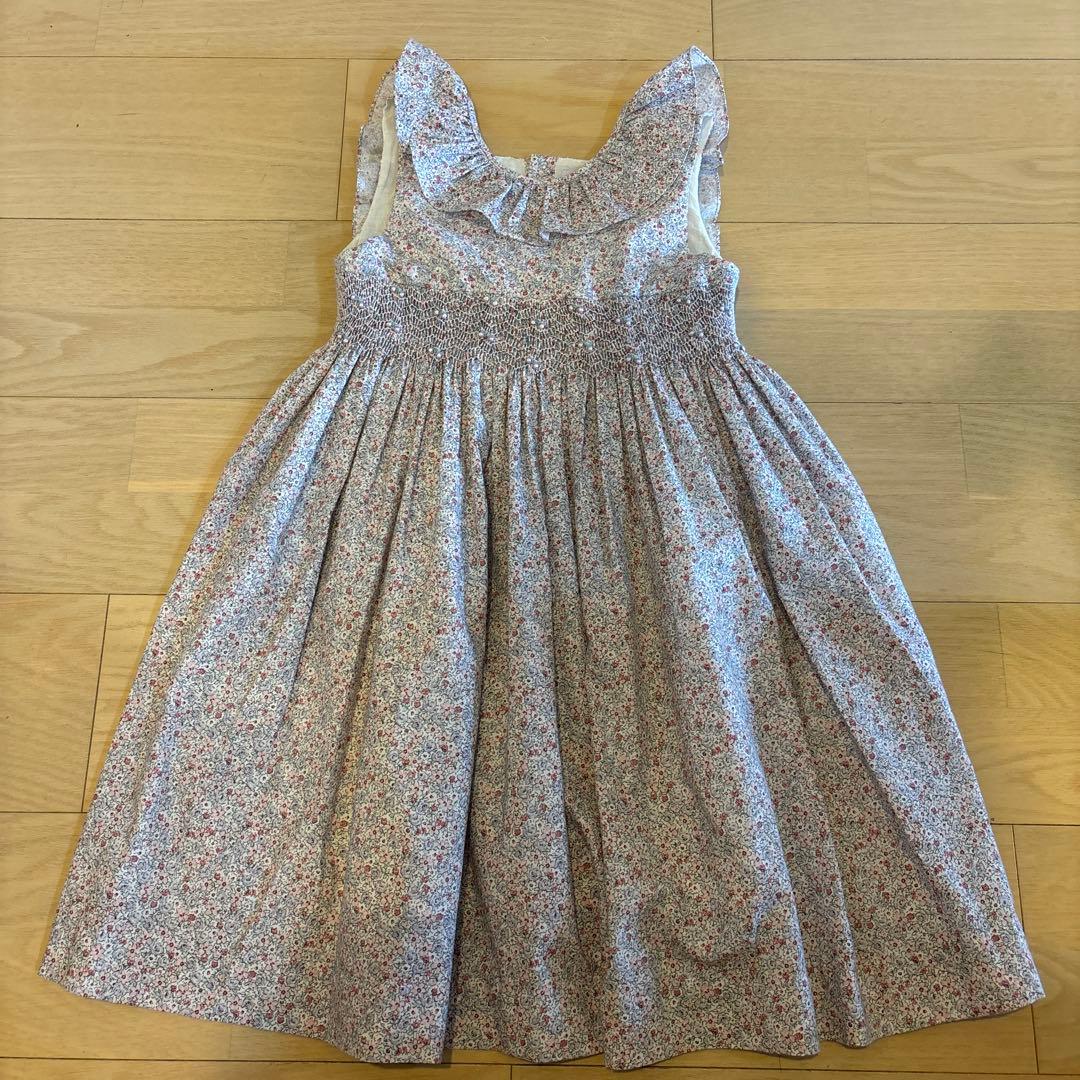 Kidiwi キディウィ スモッキング ワンピース 6A サンサカエ 花柄