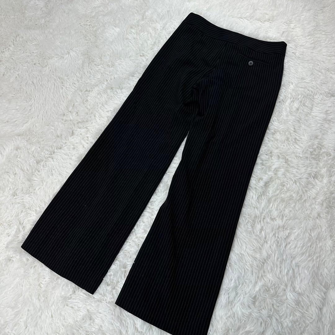 エンポリオアルマーニ✨パンツセットアップ ブラック ストライプ サイズ42/40