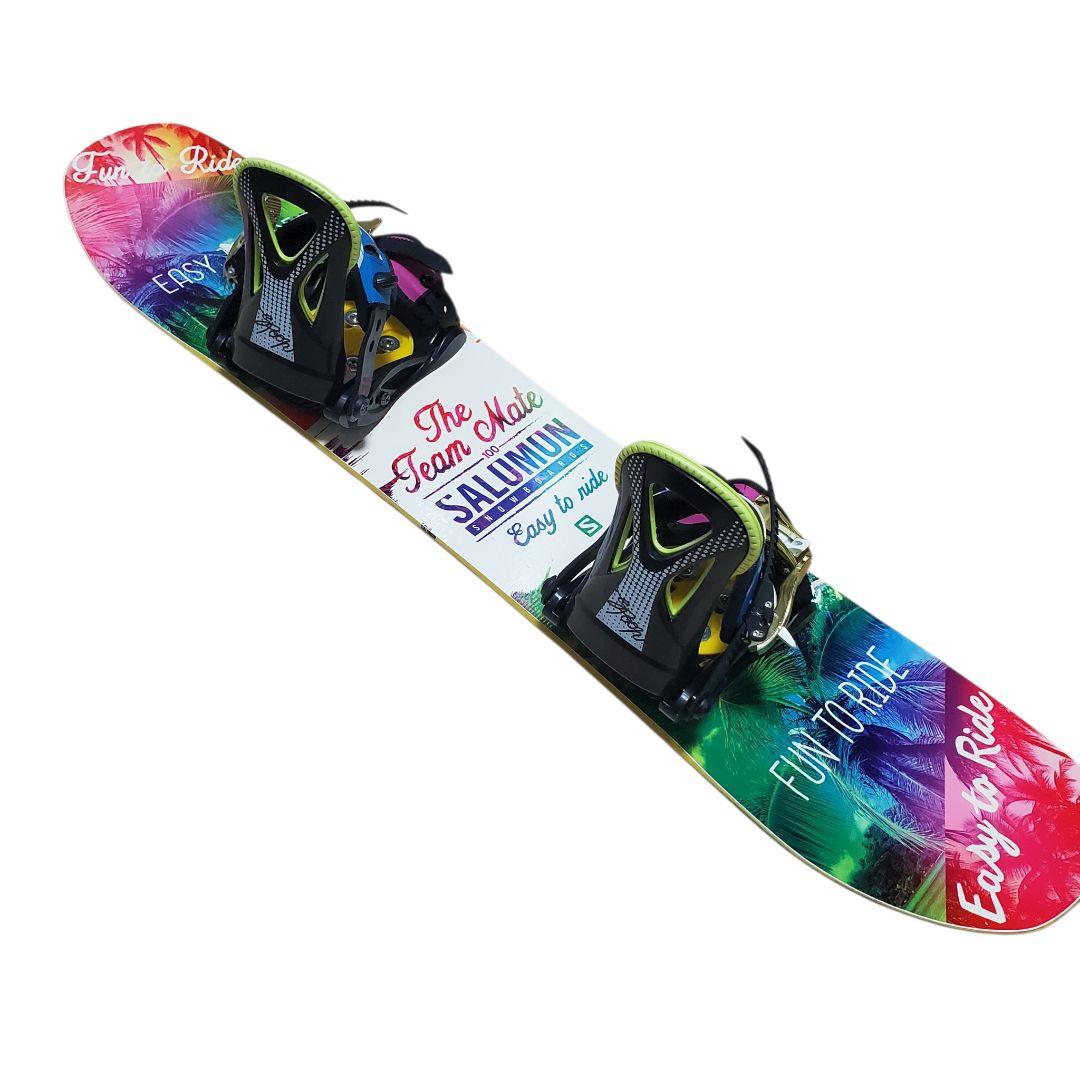 【キッズ用スノーボード】　Salomon 100cm ×ビンディング spoon