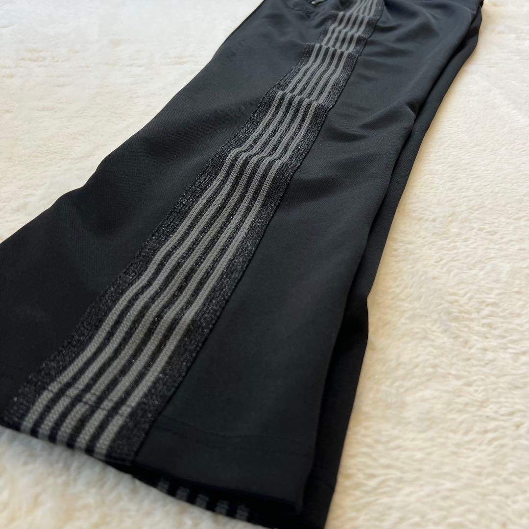 【極美品】Needles LHP別注 トラックパンツ ストレート XS 黒銀ラメ