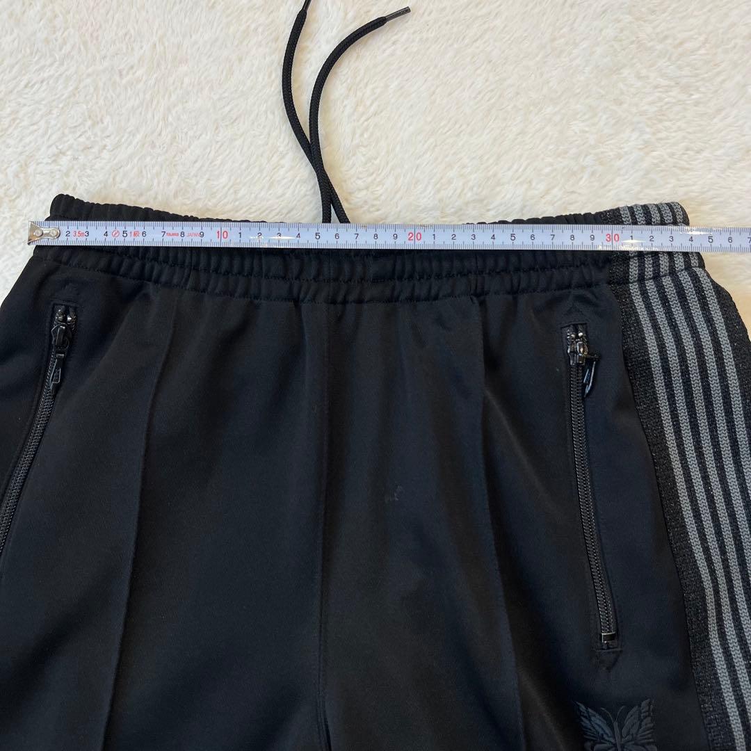 【極美品】Needles LHP別注 トラックパンツ ストレート XS 黒銀ラメ
