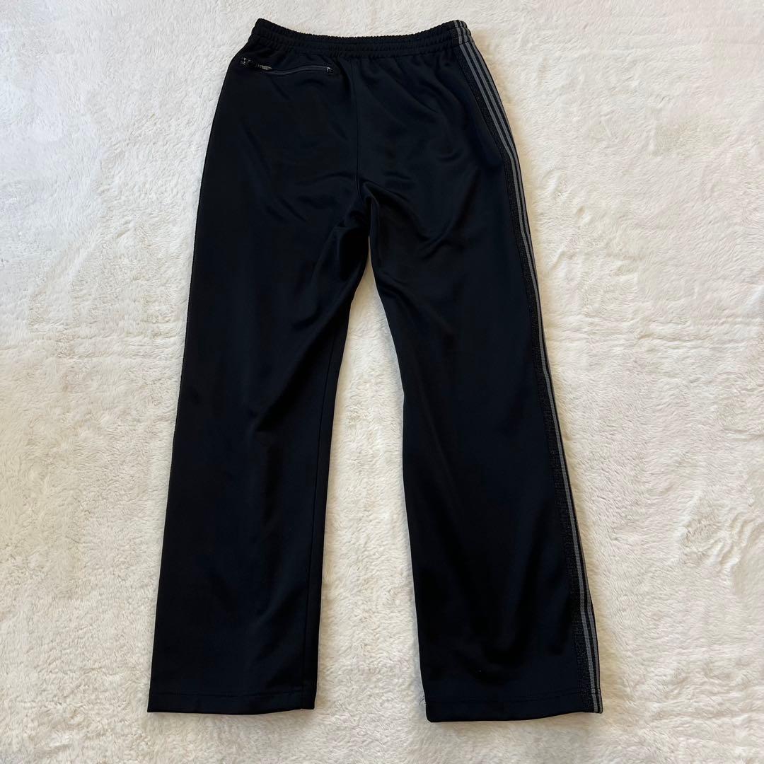 【極美品】Needles LHP別注 トラックパンツ ストレート XS 黒銀ラメ
