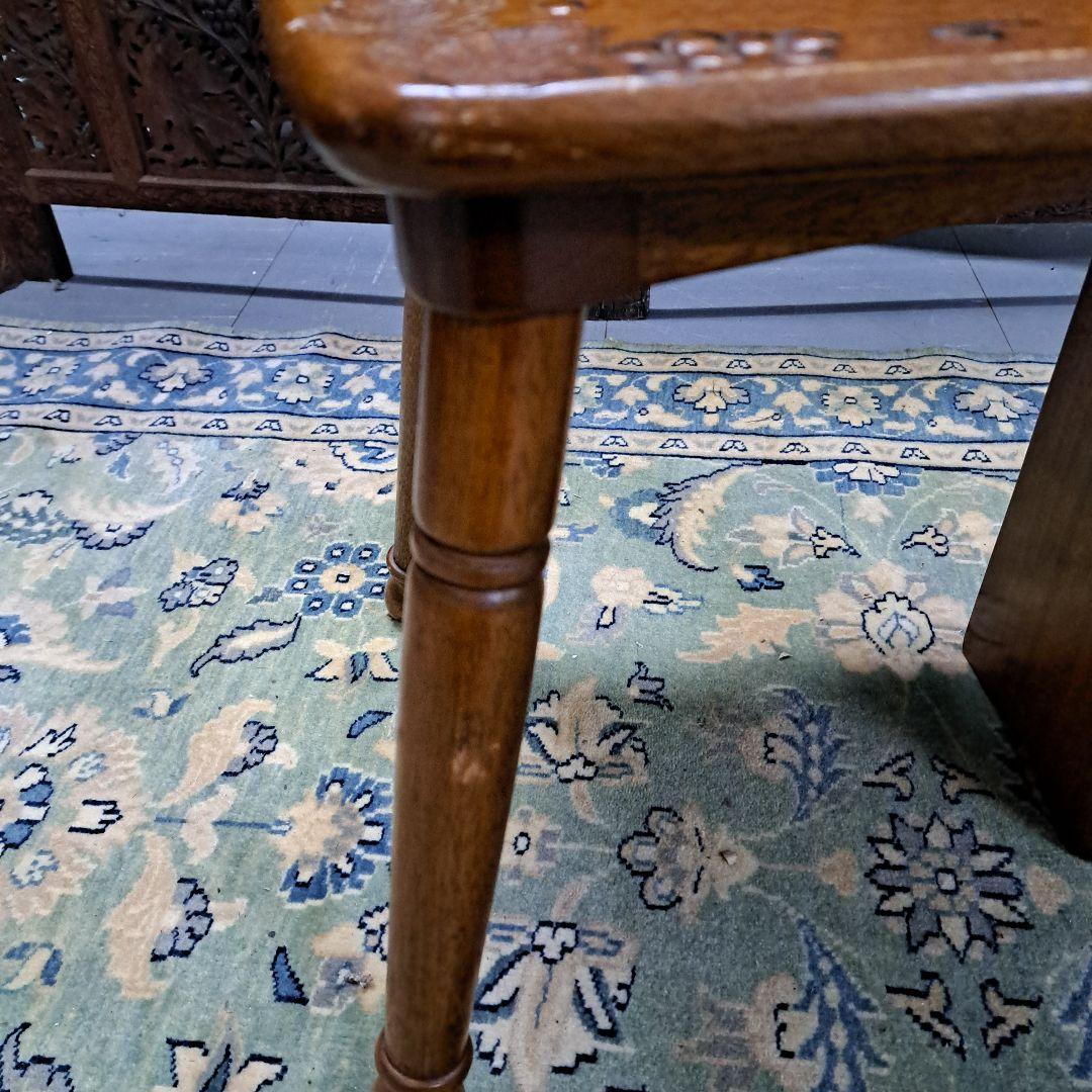 ♡D&A YOSHIKAWA　ブドウの木彫り　木製チェア　花台 飾り棚♡