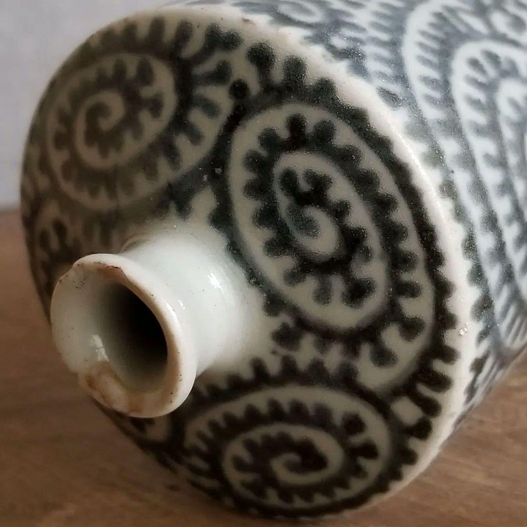古伊万里 蝋燭徳利 ろうそく 徳利 江戸時代 くらわんか 蛸唐草 酒器