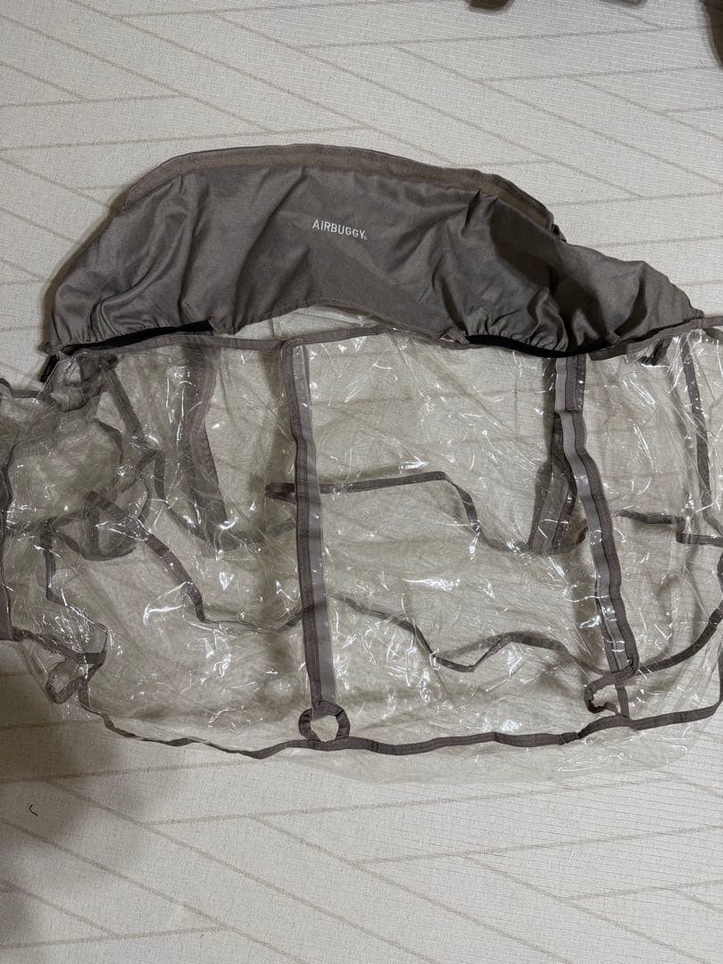 エアバギー ココダブル EX フロムバース　ストーン　レインカバー付き