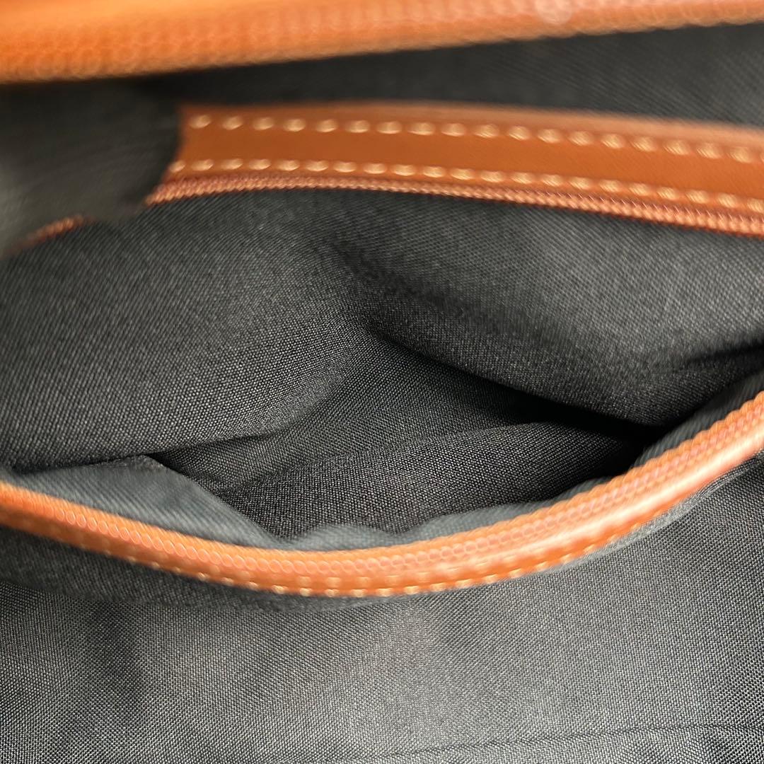 美品　オールドコーチ　クラッチバッグ　ポーチ　オールレザー　ブラウン