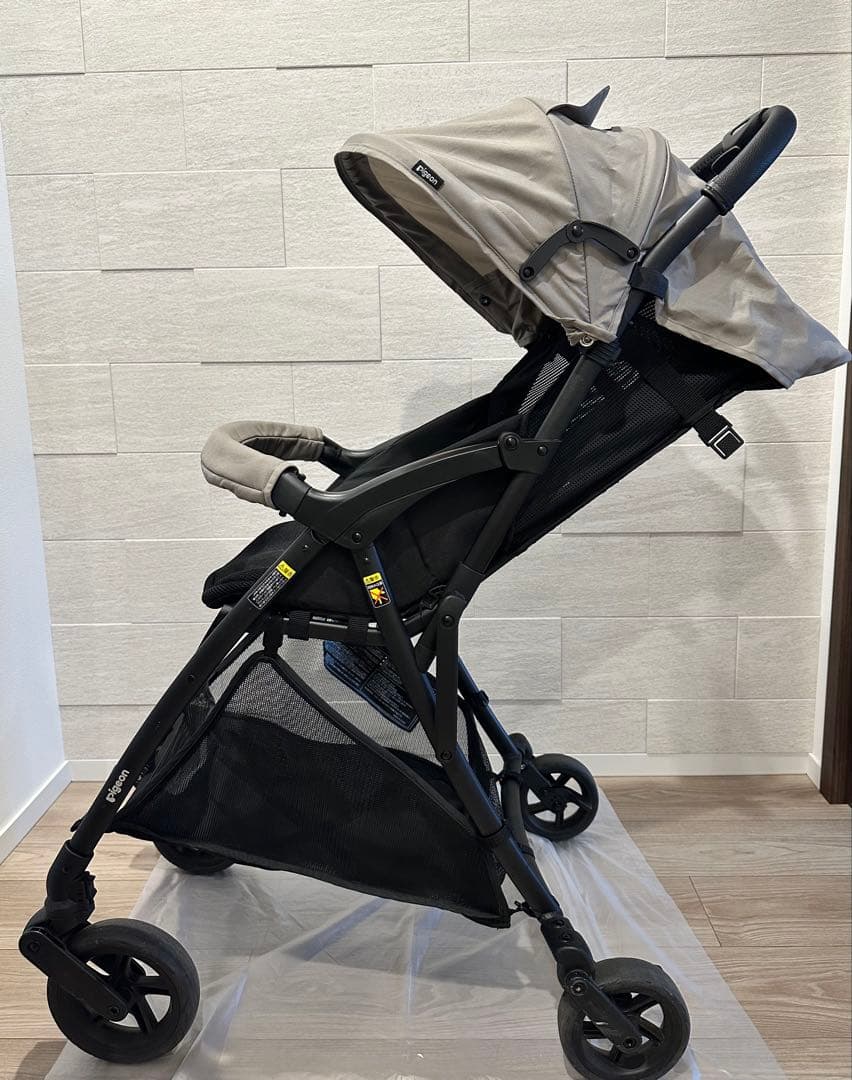 ビングルBB4+シェード+折りたたみカップホルダー+レインカバー