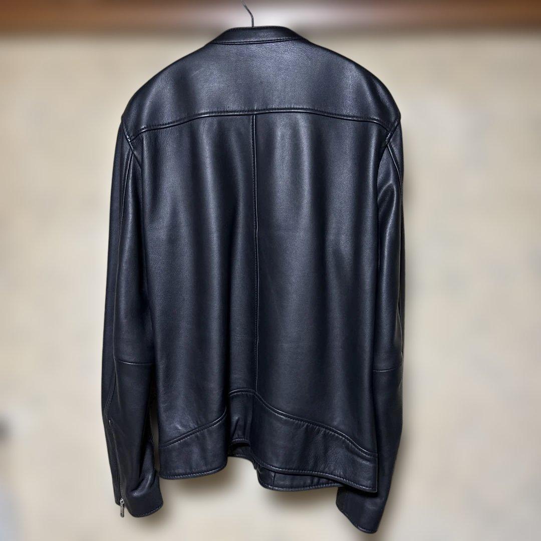 UNITED TOKYO ブラックレザーシングルライダースジャケット サイズ3
