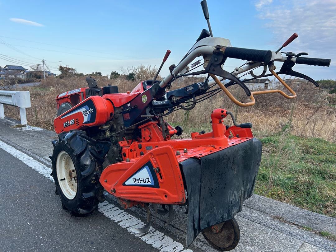 宮崎　クボタ　耕運機　ディーゼル 8.5馬力 KRA85 管理機 動画あり