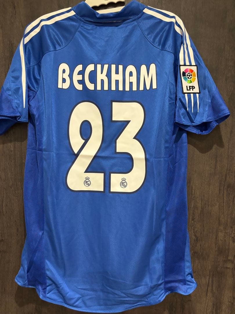 ベッカム　レアルマドリード ユニフォーム