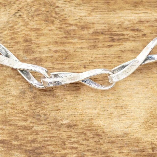 新品 NORTH WORKS ヴィンテージ  チェーン ブレスレット 銀貨