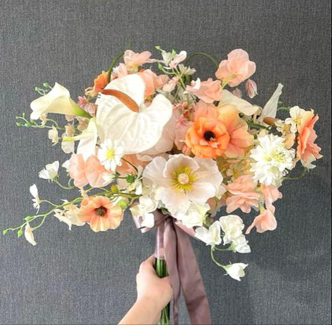 ［お値下げしました！］ウェディングブーケ　アーティフィシャルフラワー　ブーケ